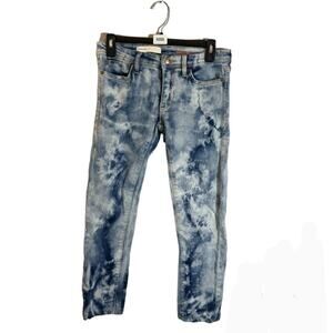 Pilcro by Anthropologie Tie Dye High Rise Slim Boyfriend Jeans Womens size 24P